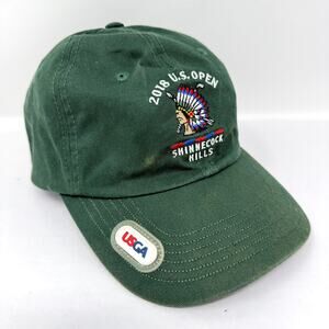2018 US Open Shinnecock Hills USGA Member Green Strapback Golf Hat Cap